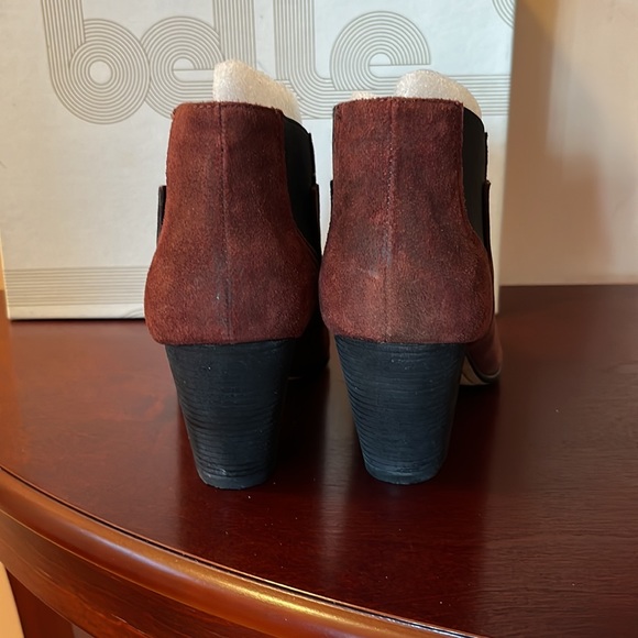🌺Final Price w/$4.99 Shipping🌺Belle/Sigerson Morrison Distressed Suede Booties - Picture 4 of 9